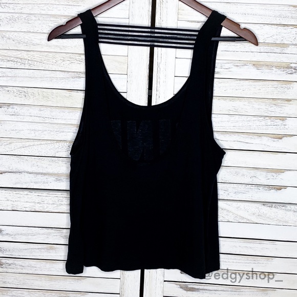 PINK VS | Open-Back Sheer Stripe Tank Marble - Picture 3 of 7